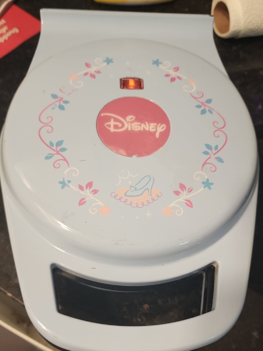 Disney Light Blue and Pink Cinderella Waffle Maker